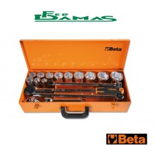 ASSORTIMENTO BETA DI 12 CHIAVI A BUSSOLA ESAGONALI 3/4", E 5 ACCESSORI ART. 928A/C12